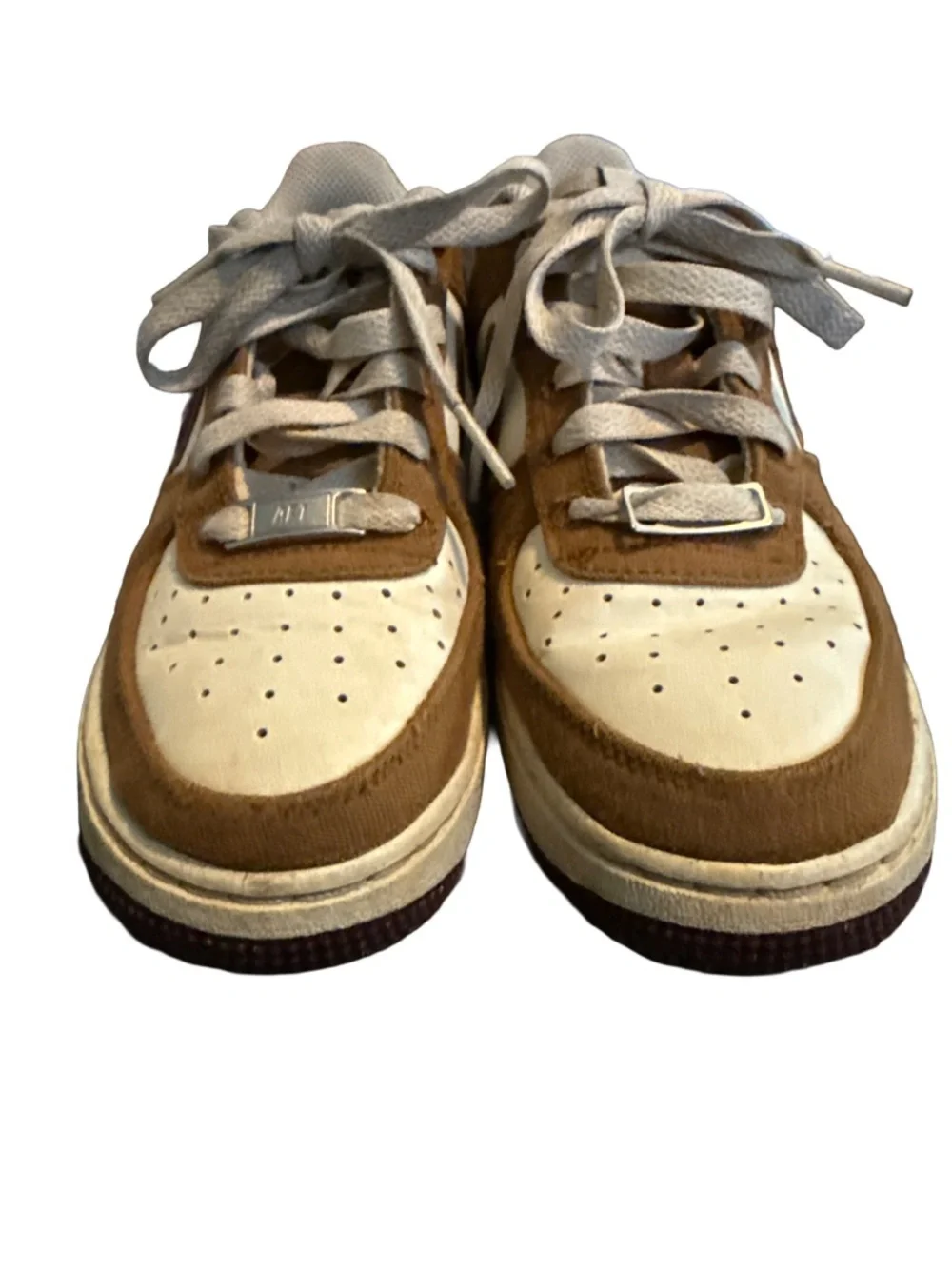 Nike Air Force 1 LV8 Light British Tan Sneakers for Kids Size 3 Year, FN4731-200
